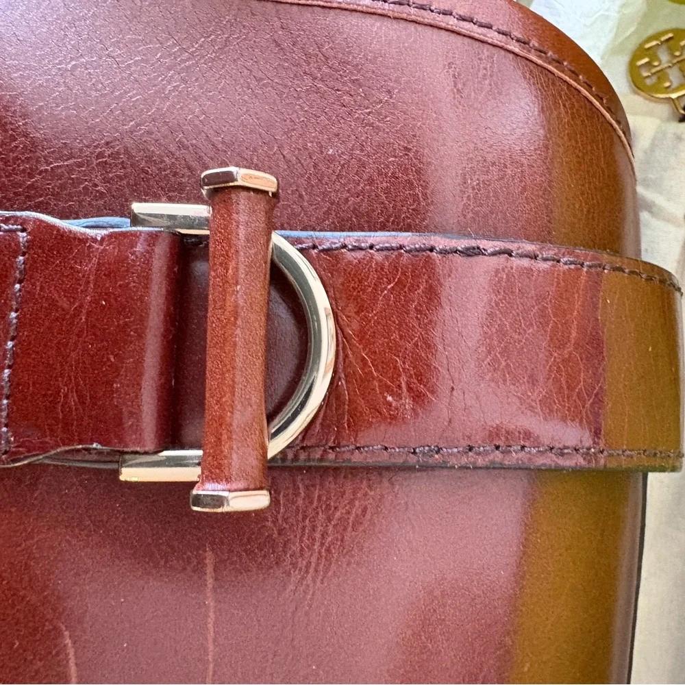Tory Burch Brown Leather Riding Boots size 10 🎁EUC